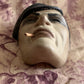 Vintage mini smoker pottery face