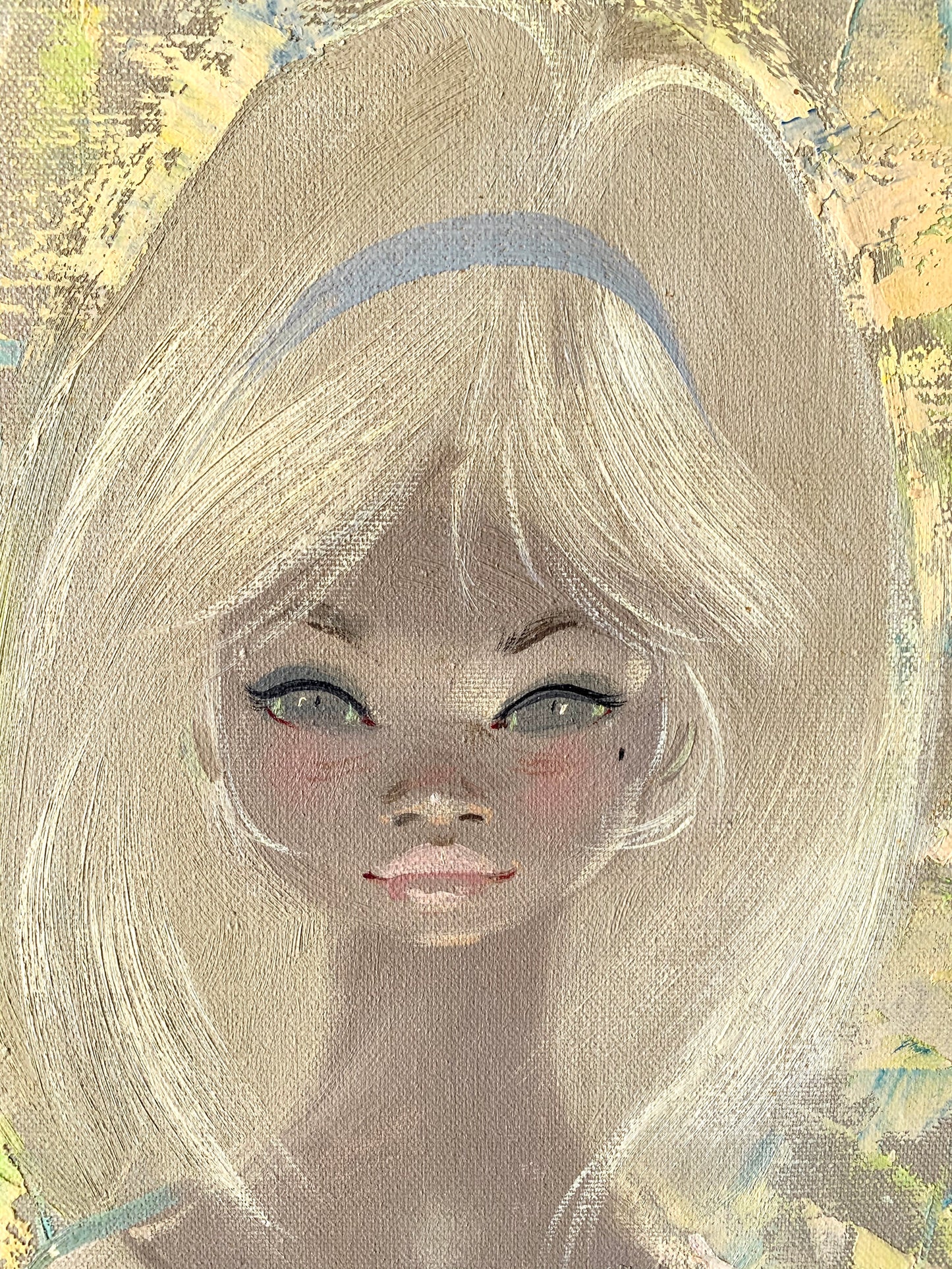 Vintage Igor Pantuhoff girl painting