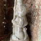 Vintage concrete garden gnome statue