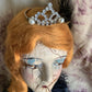 Vintage age worn smoker boudoir doll