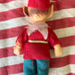Vintage mini elf figurine Christmas decoration pixie doll