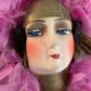 Vintage boudoir doll head pillow