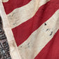 Vintage tattered old 48 star USA flag