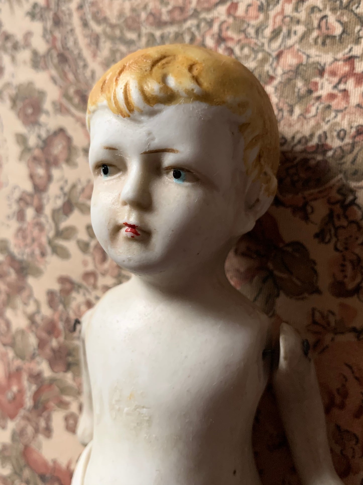 Vintage pouty bisque jointed doll