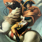 Vintage large original Napoleon reproduction painting