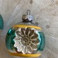 Vintage set Shiny Brite indent ornaments