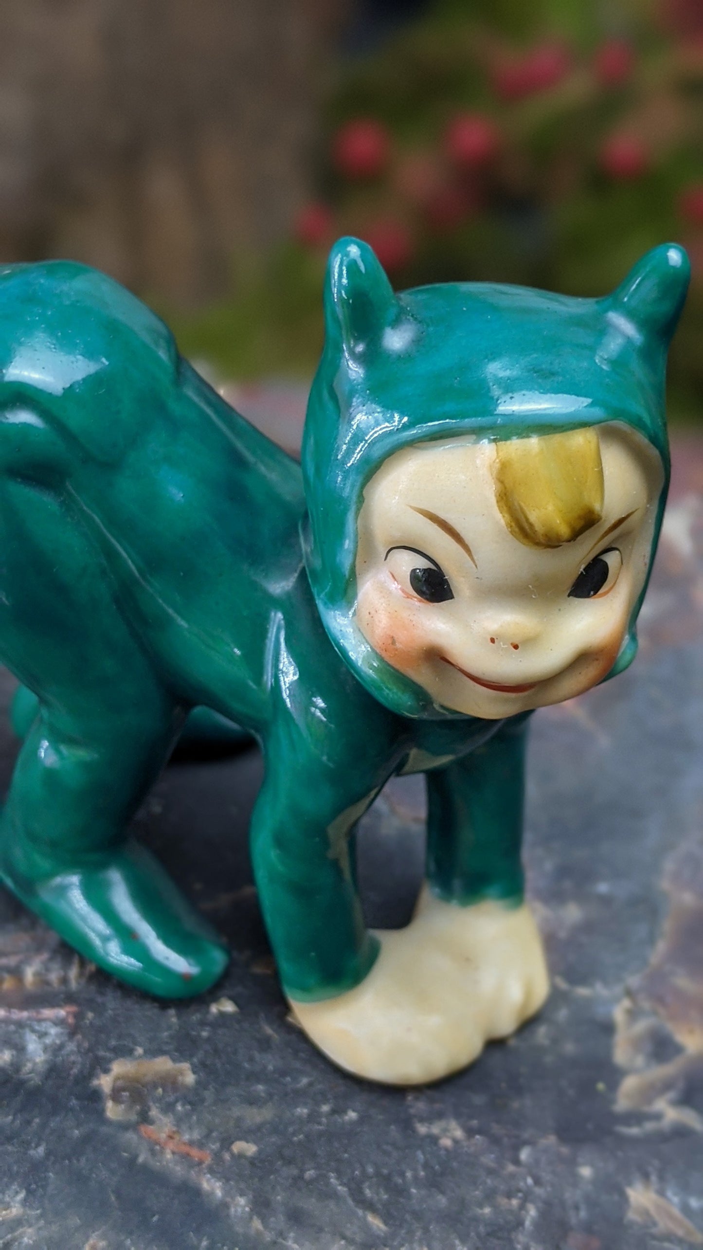Vintage devil elf figurine