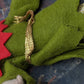 Vintage skinny gold Christmas elf