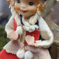 Vintage dutch girl elf Christmas ornament