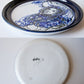 Vintage signed Ruth Armstrong painted figural art pottery dish