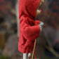 Vintage pixie elf skier