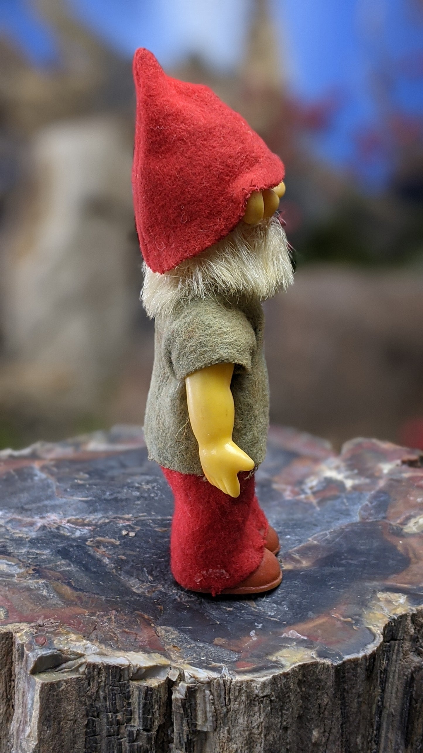 Vintage Christmas troll elf man figurine