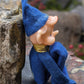 Vintage mini blue knee hugger elf