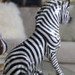 Vintage Italian zebra statue